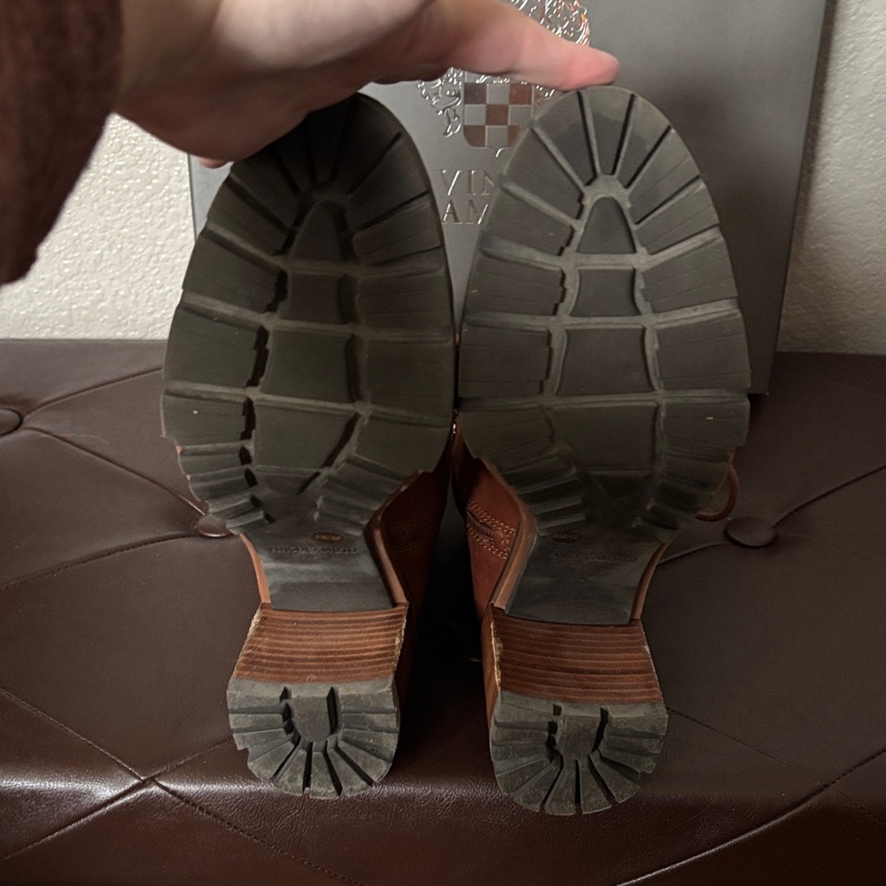 Vince Camuto Women's Lace-Up Brown Boots - Picture 6 of 7